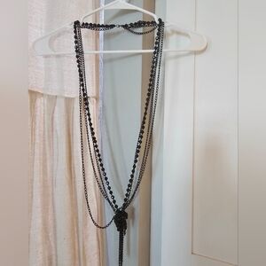 Elegant Black Layered Necklace